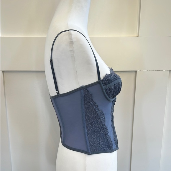 Urban Outfitters Gray Lace Corset - Picture 3 of 5